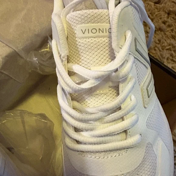 Vionic White Athletic Sneakers - Picture 6 of 14